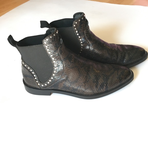 Zara snake skin print boot - Picture 2 of 5